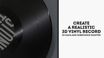 Create a Realistic Vinyl Record in 3D