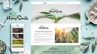 HempSmile Branding and Website creation