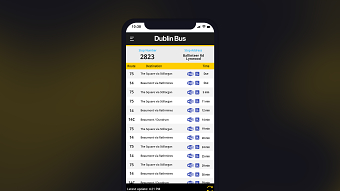 Dublin Bus - Concept App