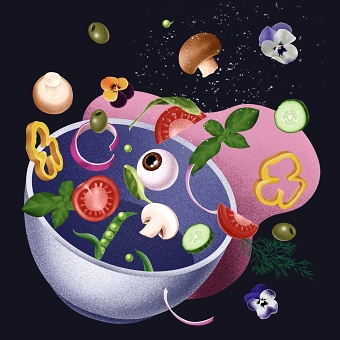 All Colored Things Salad