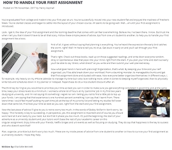 Academic Affairs Writer- Student Platform