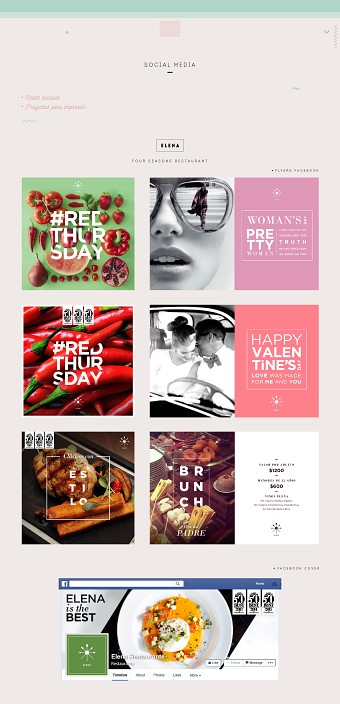 Social Media Design - Different clients
