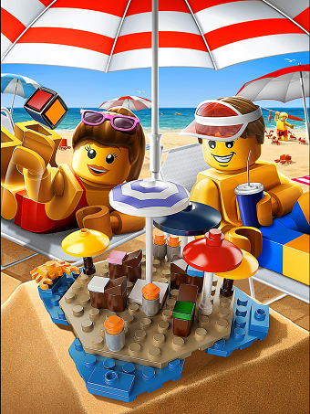 Lego Games "Sunblock" Key Art