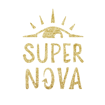 Logo- Super Nova, upcycling brand.
