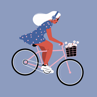 Riding Bike Animation