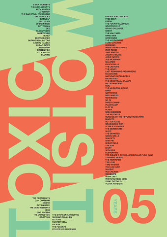 Toxic Wotsit 5 Year Anniversary Poster