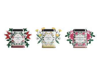 CleanU Floral Teas. Packaging Design