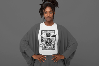 'The Very Bazaar' Tarot Tee and Tote Design