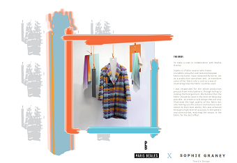 Bespoke coat development and production for Sophie Graney