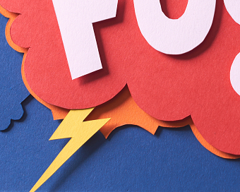 Paper lettering