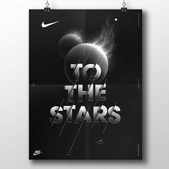 Nike - To The Stars - graphic concept / poster