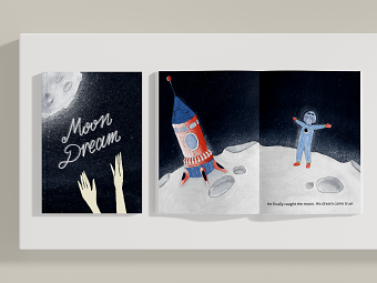 Children book “ Moon dream”
