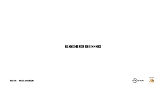 Blender for Matte Painters