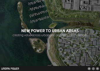 Urban Power - Portfolio company website for Scandinavian top architecture firm in urban transfor