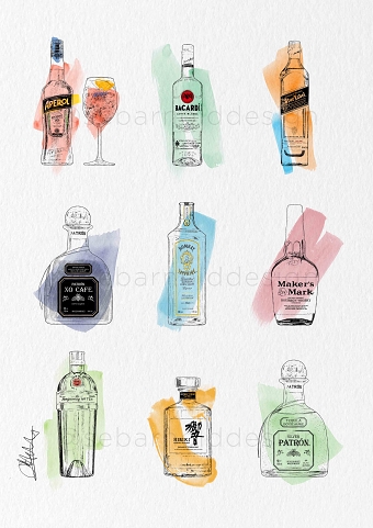 Drinks Illustration Series