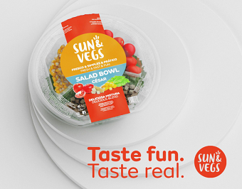 Sun&Vegs rebranding and packaging campaign