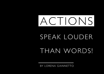 ACTIONS SPEAK LOUDER THAN WORDS! | Photo Editing