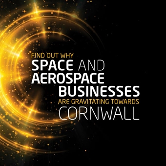 Spaceport Cornwall + Aerospace Cornwall - Exhibition stand design and branding