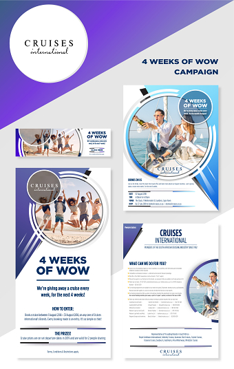 Cruises International 4 Weeks of Wow Campaign