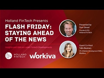 Producing 'Flash Friday' for Holland FinTech