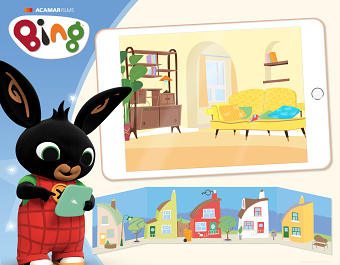 Bing Bunny: Game & App Illustration