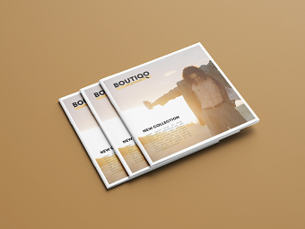 Square brochure design