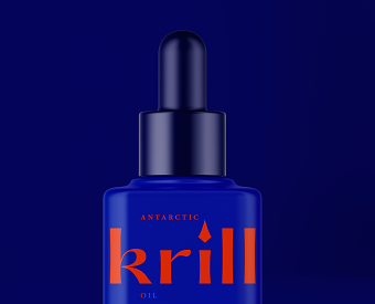 krill oil packaging design concept