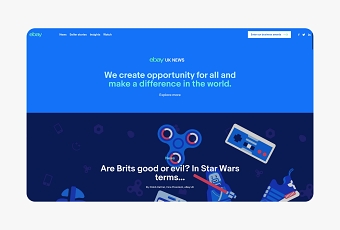 eBay News Website