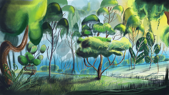 The Green Glider - Oasis World Concept Art