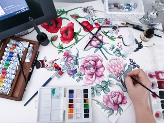 watercolor elements