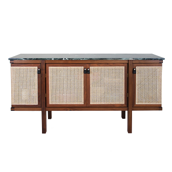 Rattattan Credenza