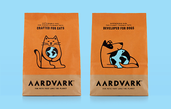 AARDVARK. Sustainable insect-based pet food for pets that love the planet.