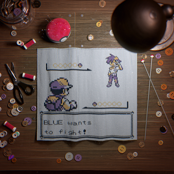 Knitted Pixel - First Battle