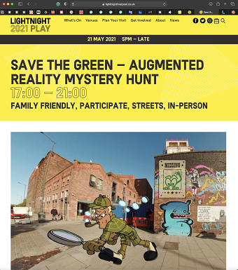 Save the Green - Augmented Reality Mystery Hunt