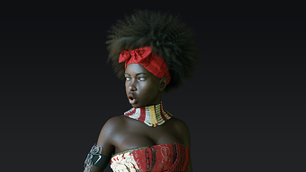 African female character