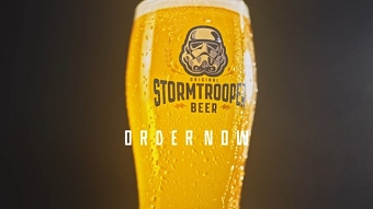 Beer advert Original Stormtrooper Beer