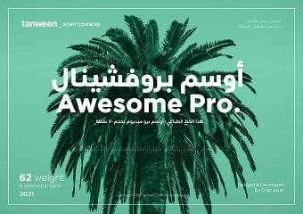 Awesome Pro Typeface