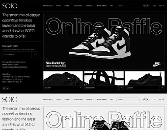 sotostore - redesign concept