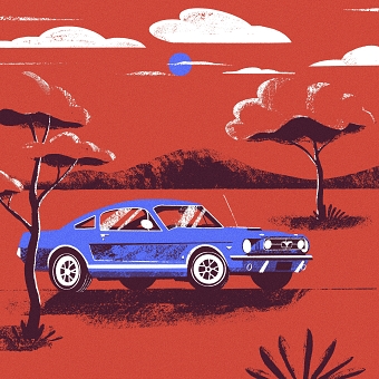 Car Illustration - work in progress