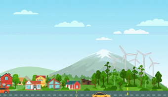 Environment and Smart Cities Animation