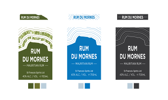 Rum Du Mornes - label design