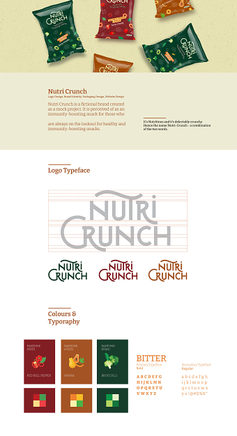 Nutri Crunch Branding and Packaging