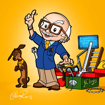 "Mr JCB" Concept Creation and Character Design