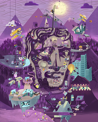 BAFTA poster design by Graham Carter