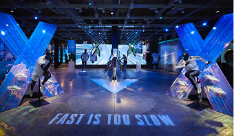 Interactive retail launch adidas X 2020