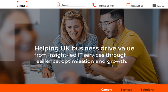 Website redesign for a UK IT Managed Services Provider
