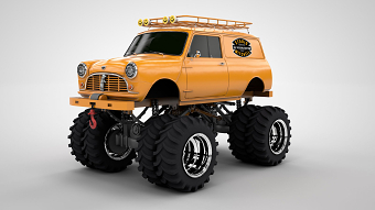 Monster mini 3D render
