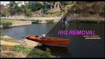 Video Cleanup use Nuke Rig removal Video remove Видео Клинап