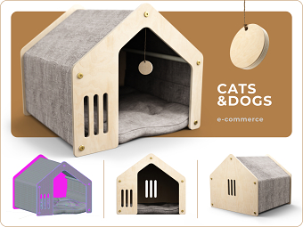 "Cats & dogs"  e-commerce