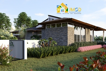 Bungalow Visualization Rendering Jacksonville Florida